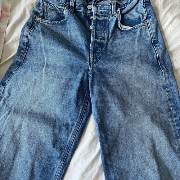 Citizens Of Humanity Cropped Aya Wide-Leg Jeans - Picture 2 of 8